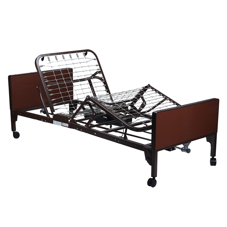 Dynarex-10400-BR-2-Homecare Bed Full Electric, 36" Boards, 1pc/cs