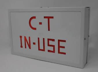 Wolf X-Ray "In Use" Signs Hardwired