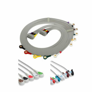 EDAN ECG limb cable,3-lead, snap, AHA, 1m, Reusable