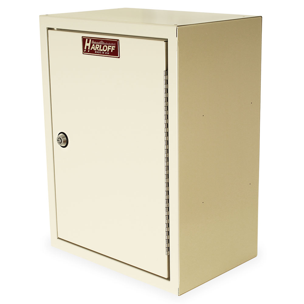 Harloff-NC16C12-DT2-Medium Narcotics Cabinet, Outer Door & Inner Door with Tubular Lock, 16" H x 12" W x 8" D