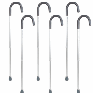 Dynarex-10131-6 Round Handle Cane with Vinyl Grip, Provides Mobility Support in a Classic Cane Design with Adjustable Height, 250 lb