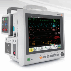 EDAN Elite V5 Modular patient monitor with 12.1" LCD screen. Must purchase XM module or iM20 monitor to have any basic parameters