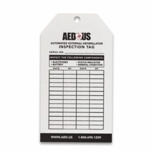 ZOLL-AEDUS-TAG AED.us AED Inspection Tag