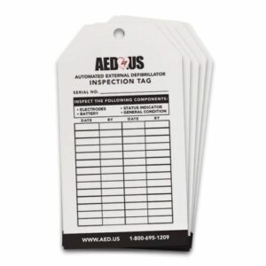 ZOLL-AEDUS-TAG-5 AED.us AED Inspection Tag (5 Pack)