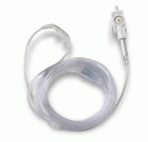 EDAN Respironics CO2 Nasal/Oral Cannula - Adult (10/pack). Compatible with: LoFlo ETCO2Side Module