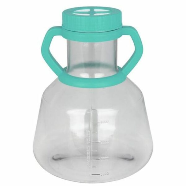 Chemglass Life Sciences 5L Erlenmeyer Flask, Vent Cap, Sterile, Nest