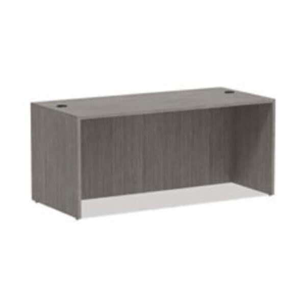 Enterprise Technology Solutions Alera Valencia Series Straight Front Desk Shell, 65" x 29.5" x 29.63", Gray