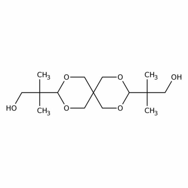 3,9-Bis(1,1-dimethyl-2-hydroxyethyl)-2,4,8,10-tetraoxaspiro[5.5]undecane, 97%, Thermo Scientific Chemicals