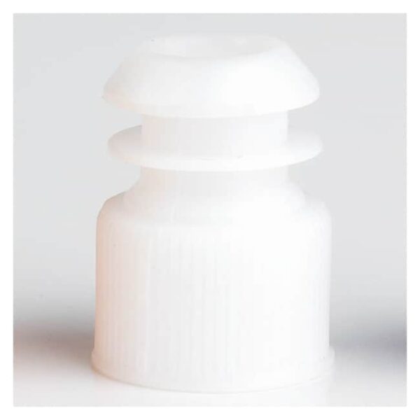 Globe Scientific Flanged Plug Caps For 13mm Tubes