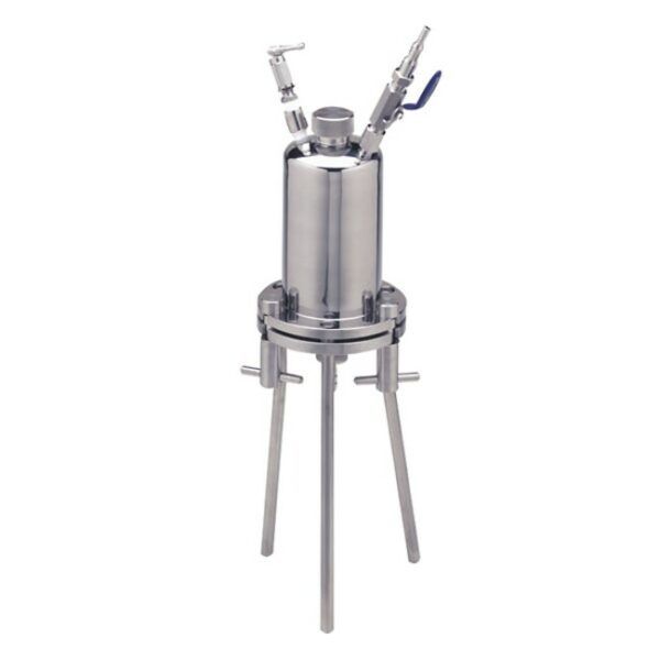 Cole-Parmer Advantec 301500 304 SS Pressure Filtration Holder w/ Reservoir, 47 mm