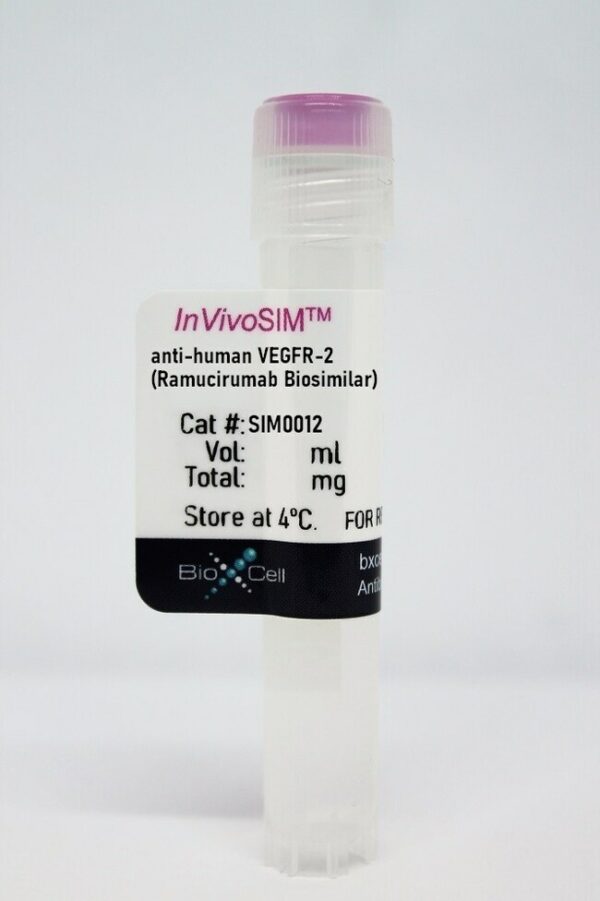 Bio X Cell InVivoSIM anti-human VEGFR-2 (Ramucirumab Biosimilar), Clone: Ramucirumab, Size: 50 mg