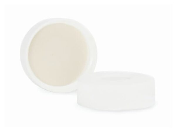 Qorpak White Polypropylene Hole Caps with Bonded PTFE/Silicone Septa