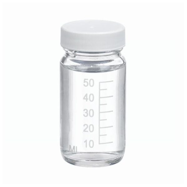 DWK Life Sciences Wheaton Graduated Valumetric Bottles: With White PP Cap With Polyvinyl Liner